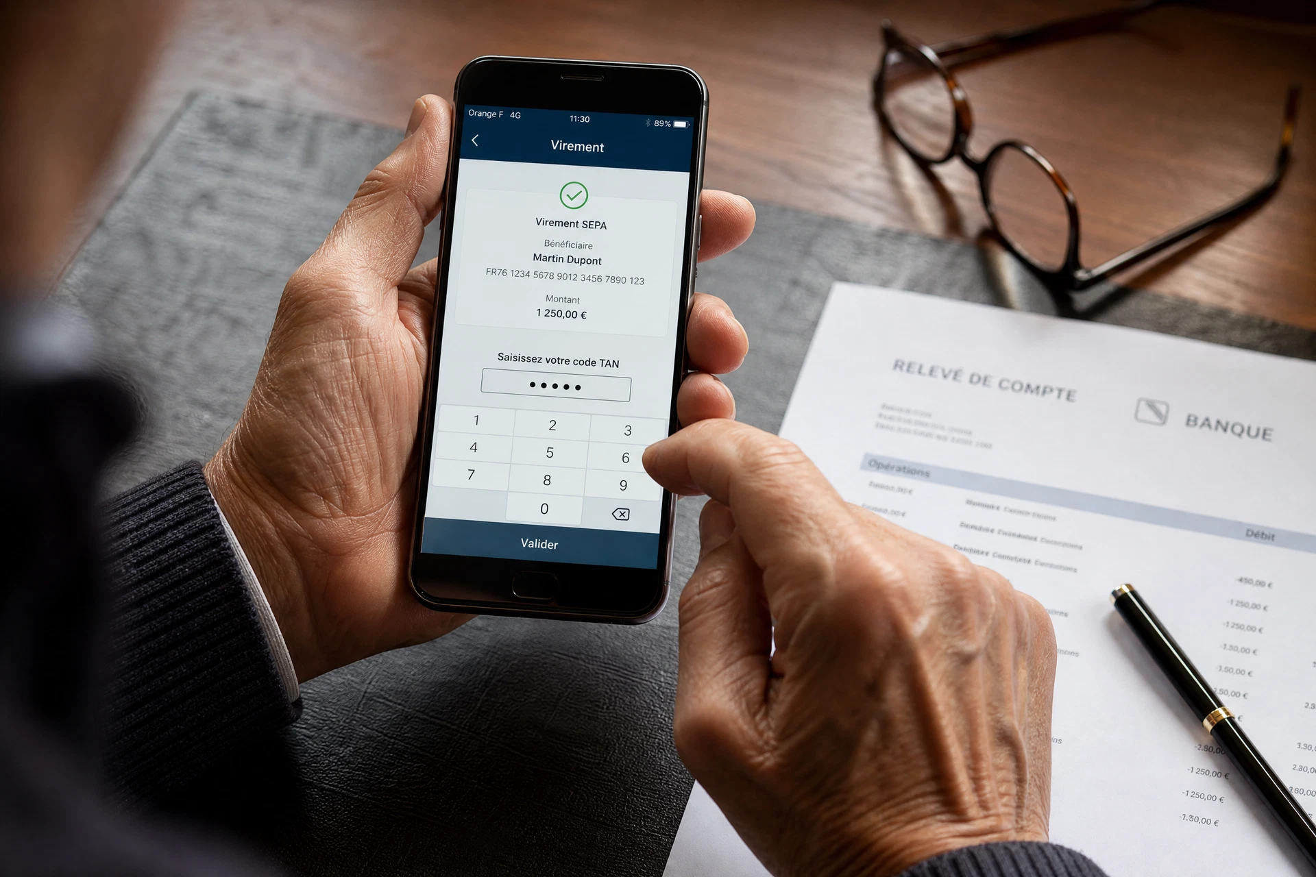 Virements, consultations et paiements